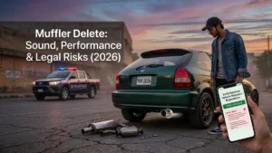 Muffler Delete: Sound, Performance & Legal Risks (2026)