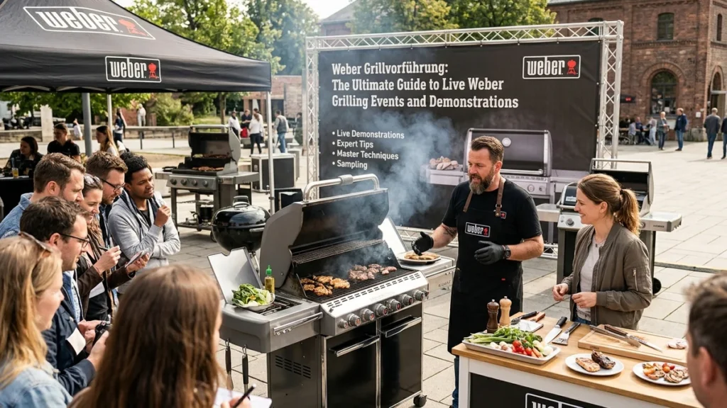Weber Grillvorführung: The Guide to Live Weber Grilling event