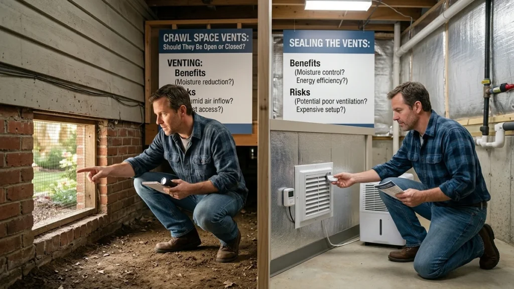 Crawl Space Vents: Should They Be Open or Closed?
