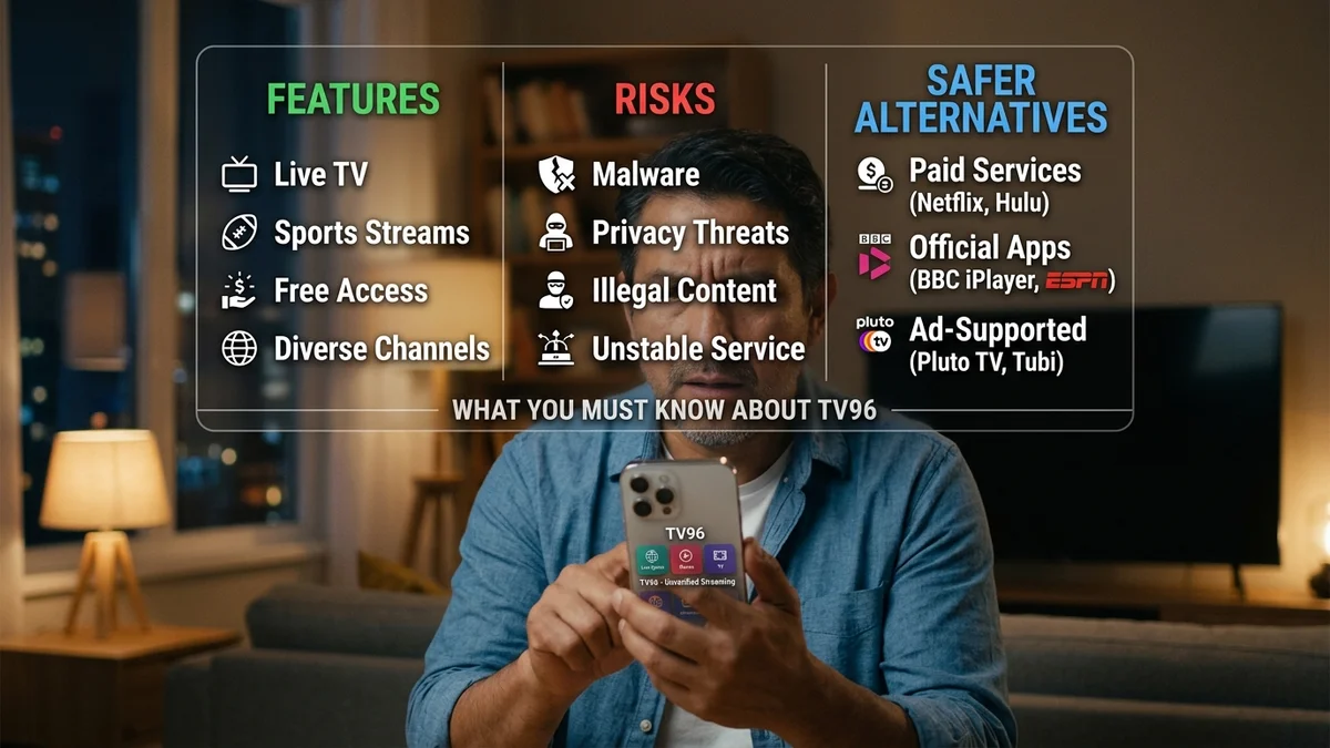 TV96: Features, Risks, and Safer Alternatives