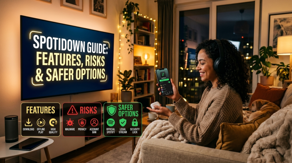 SpotiDown Guide: Features, Risks & Safer Options