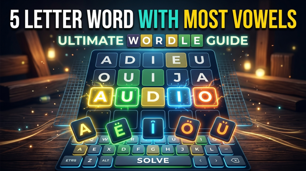 5 Letter Word With Most Vowels: Ultimate Wordle Guide
