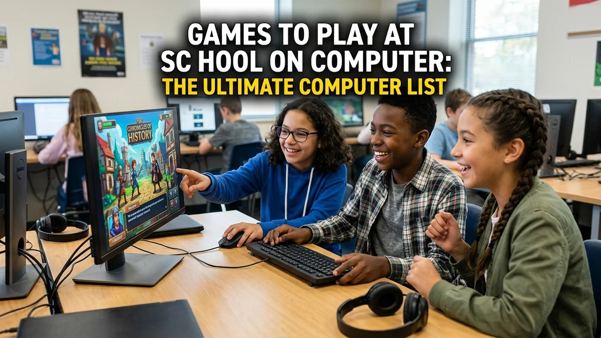 Games to play at school on computer: The Ultimate Computer List