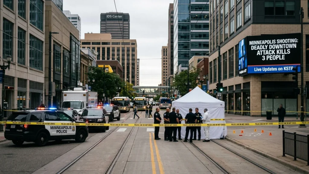 Minneapolis Shooting: Deadly Downtown Attack Kills 3 People