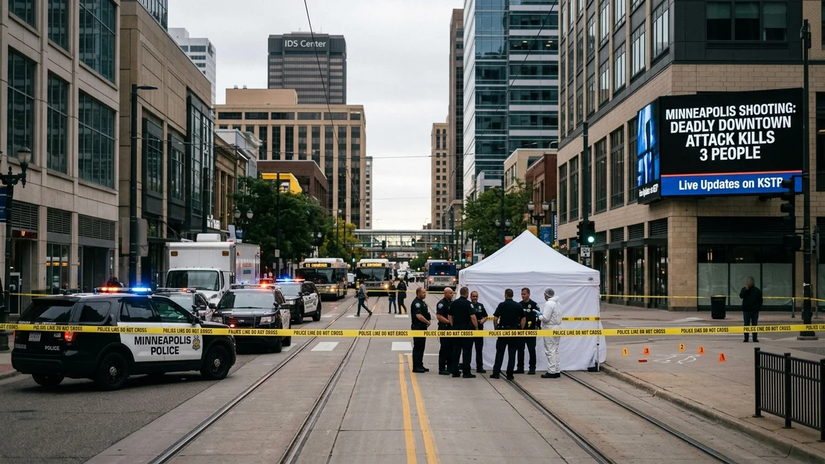Minneapolis Shooting: Deadly Downtown Attack Kills 3 People
