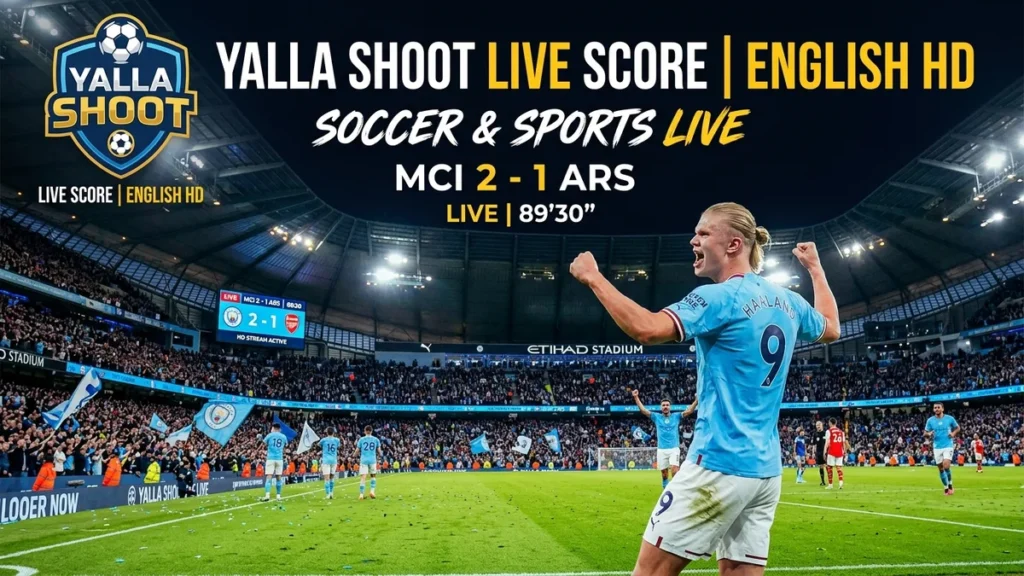 yalla shoot live score english HD soccer & sports live