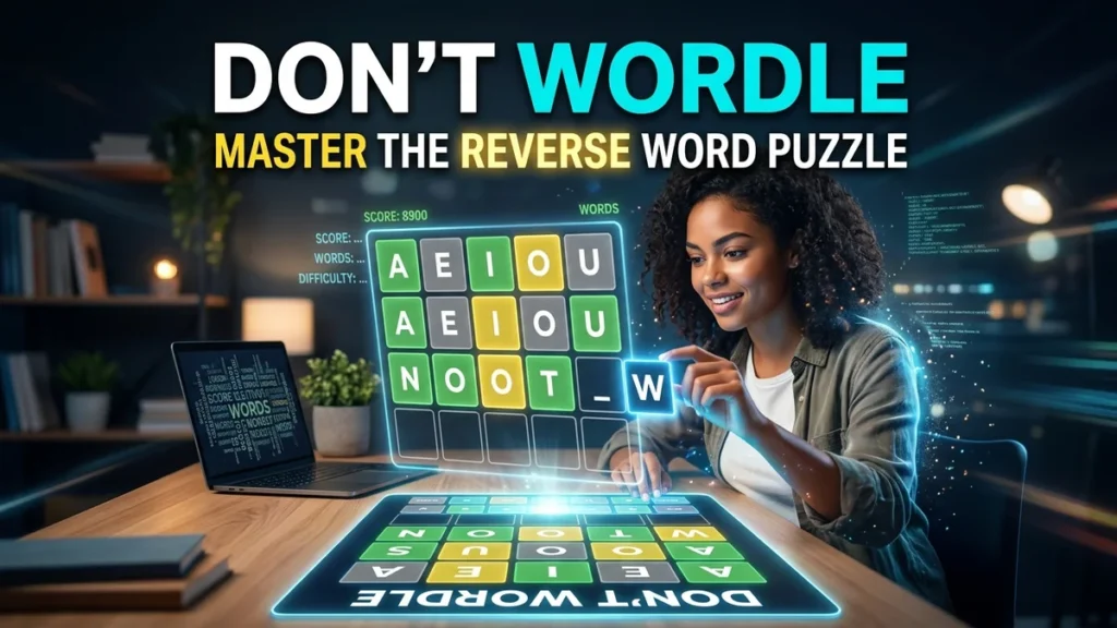Dont Wordle: Master the Reverse Word Puzzle