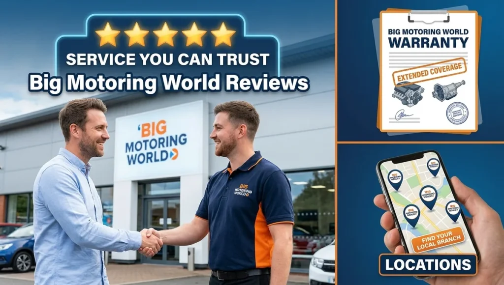 Big Motoring World Service Reviews, Warranty & Locations