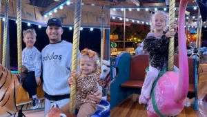 Brittany Mahomes Kids Hold Pumpkins in Cozy Fall Photos With Dad Patrick