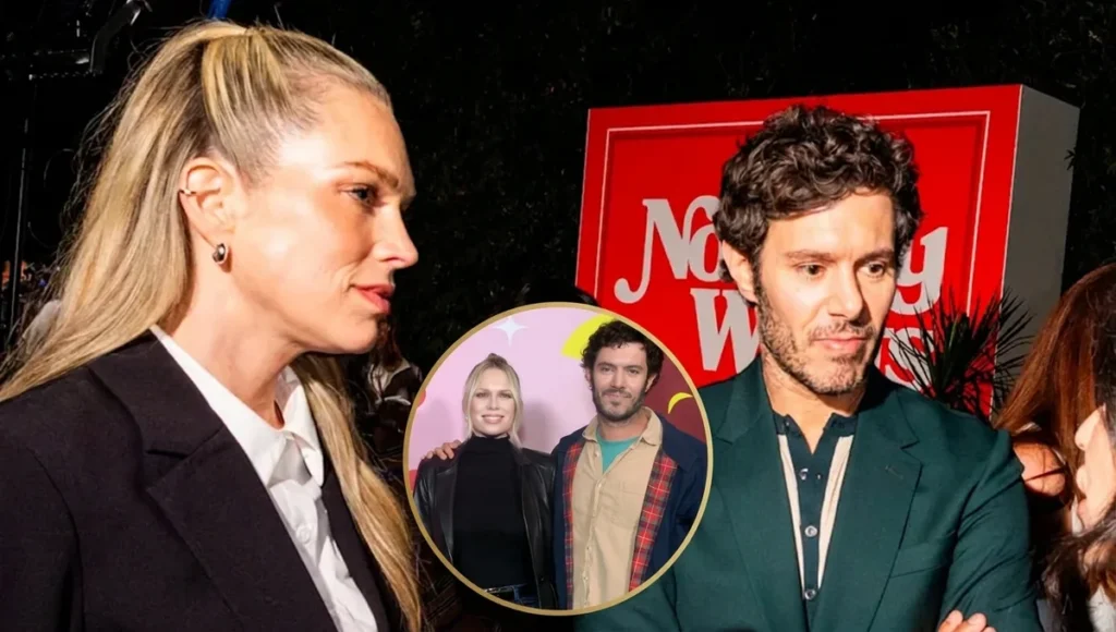 Nobody Wants This Erin Foster and Adam Brody at a screening of the Netflix series