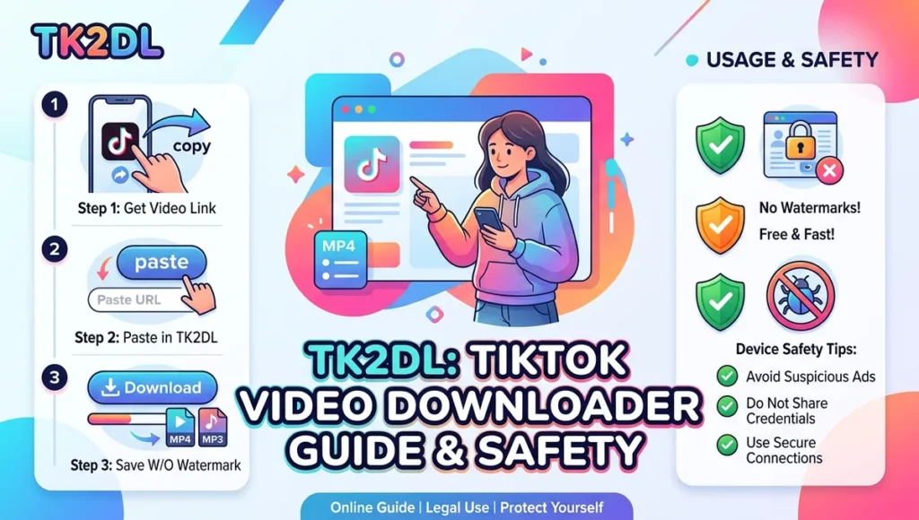 TK2DL TikTok Video Downloader Guide & Safety
